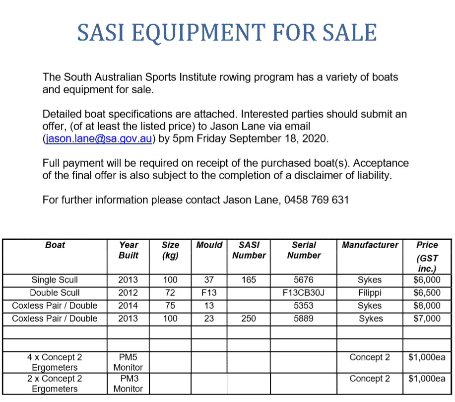 Sasi 2020 For Sale