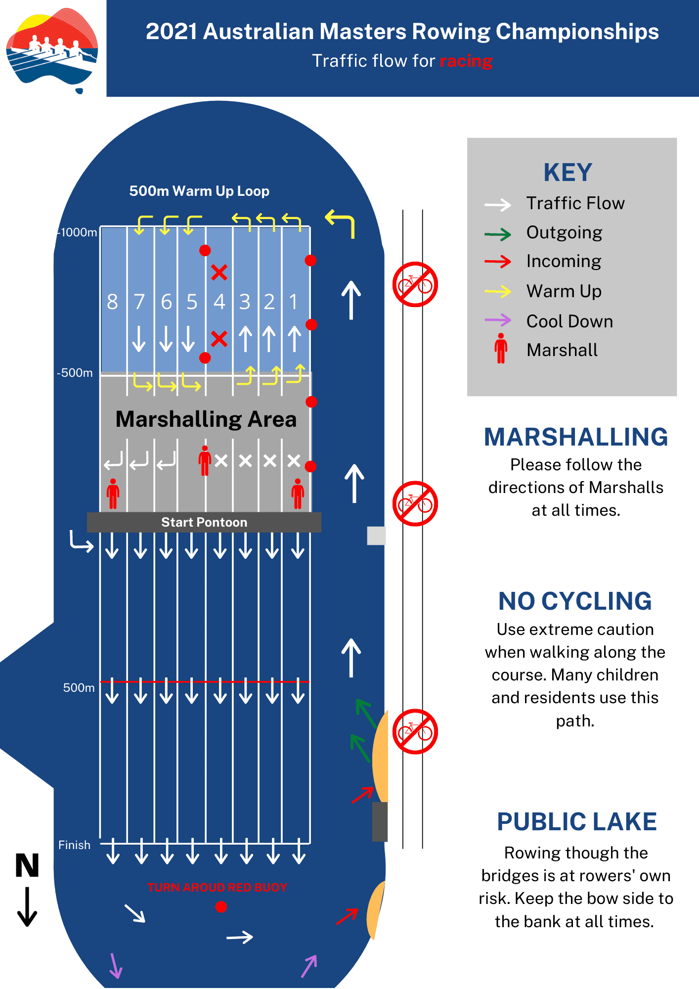 west lakes 2021 masters nationals racing map